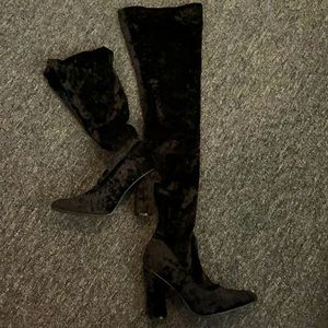 Cap Robbin suede over the knee boot